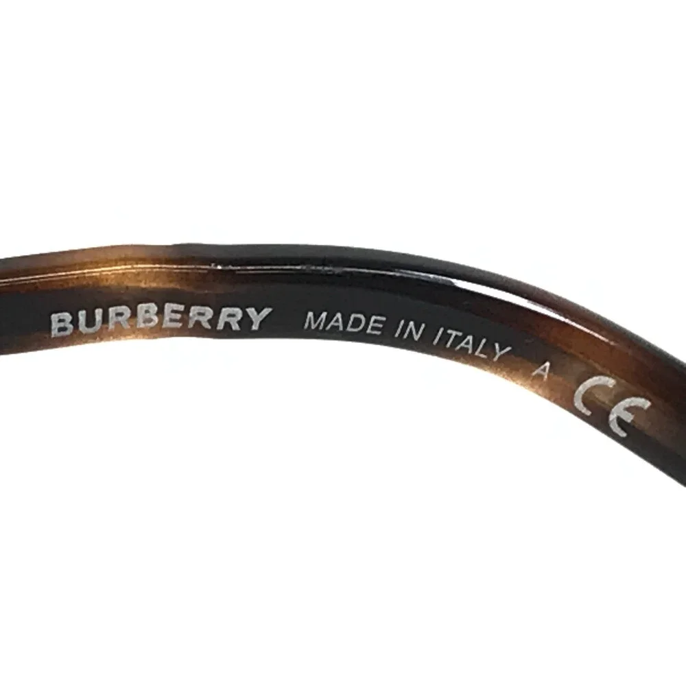 Burberry Eyeglasses Frames B2280 3316 Yellow Tortoise Gold Cat Eye 52-16-140